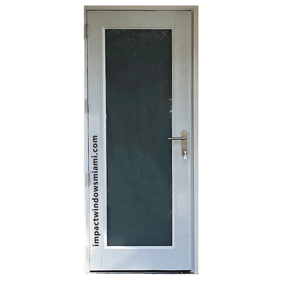 31 1/2 x 79 3/4 French Door with Privacy Glass - Hinged Right P4